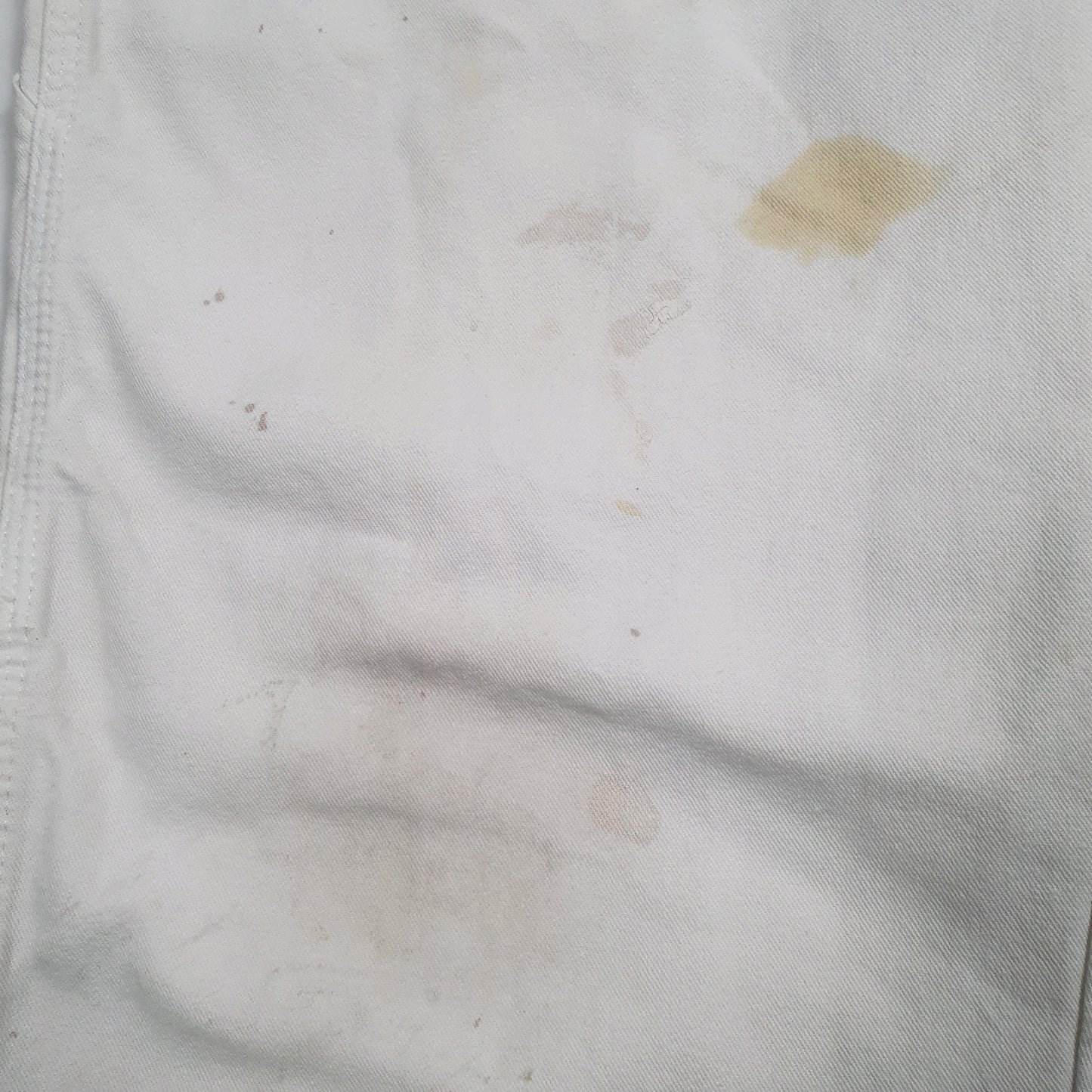 Mens Dickies Painter White Carpenter Trousers W36 L29 White