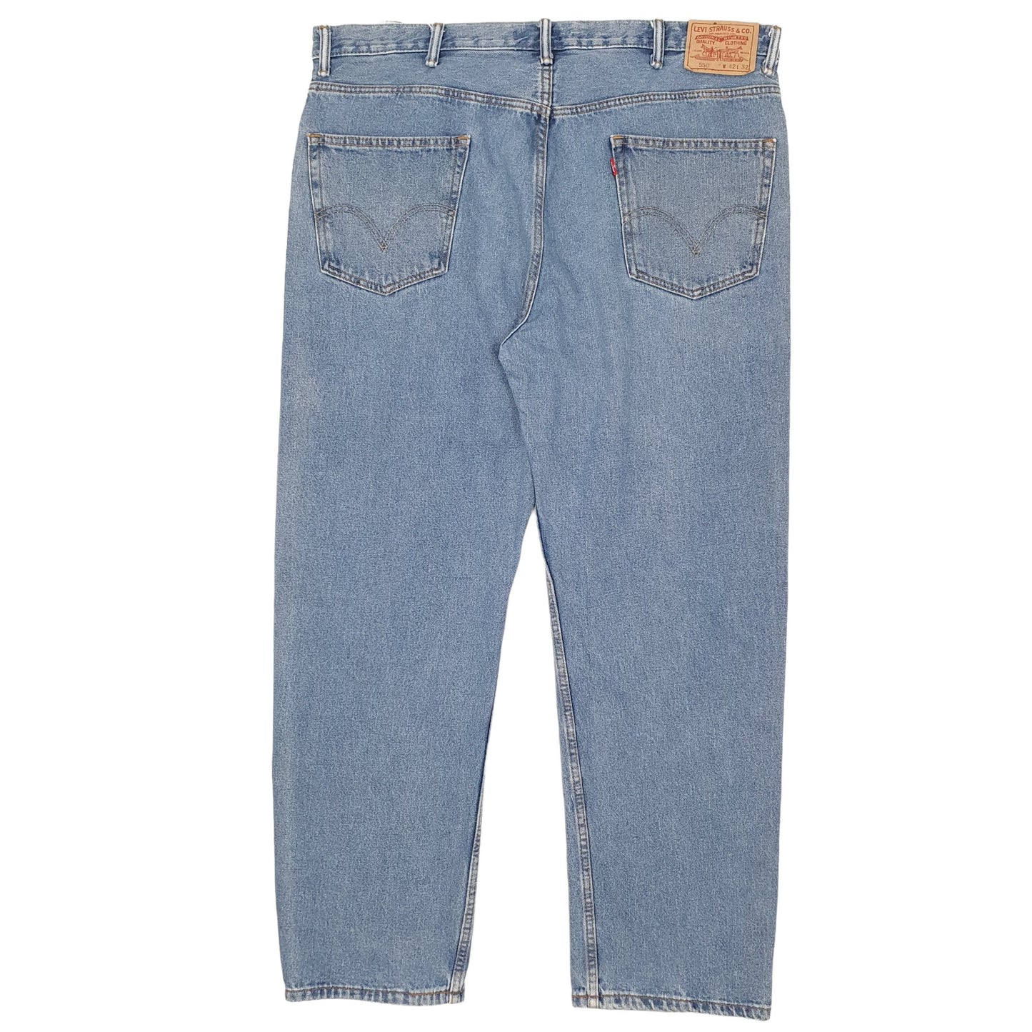 Levis 550 Relaxed Fit Jeans W42 L32 Blue