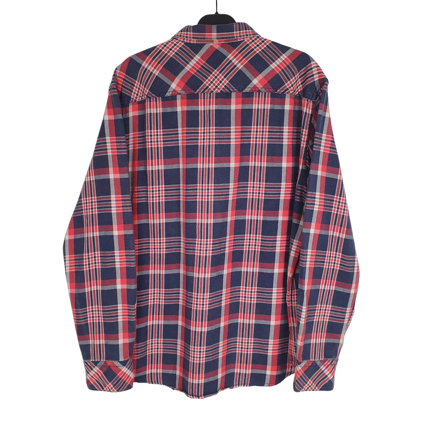 Quicksilver Flannel Shacket Long Sleeve Regular Fit Check Shirt Red