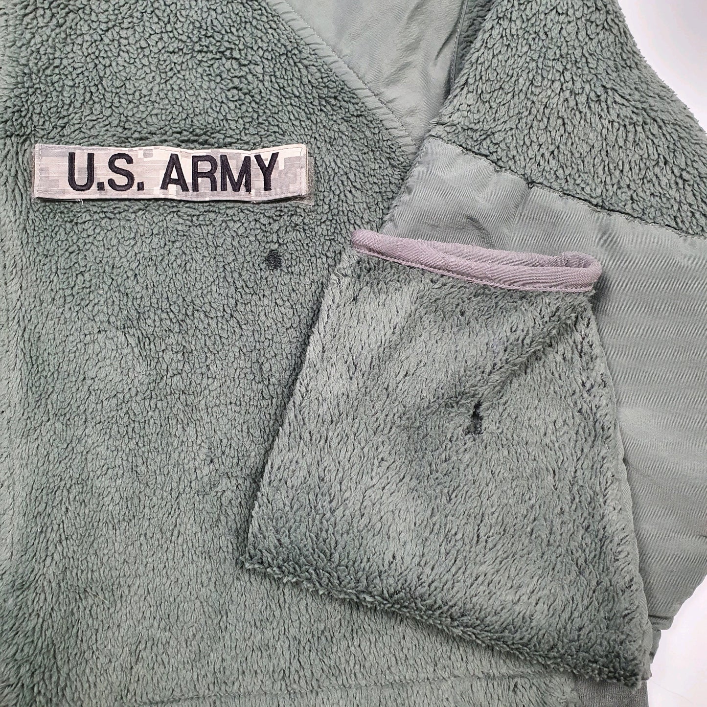 US Army Full Zip Fleece M Green