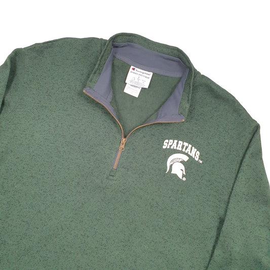 Champion Quarter Zip L Green