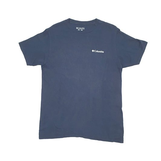 Mens Navy Columbia Sportswear Short Sleeve T Shirt