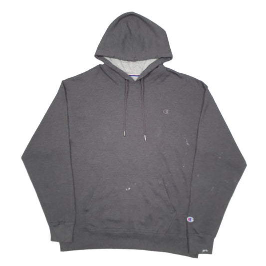 Mens Grey Champion Hoodie Jumper
