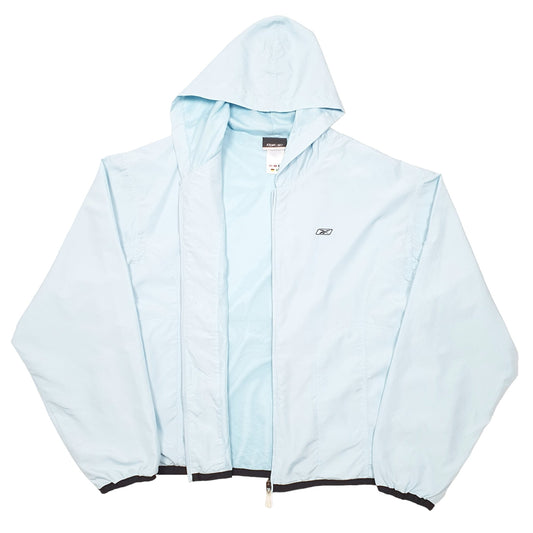 Womens Blue Reebok Hooded Coat