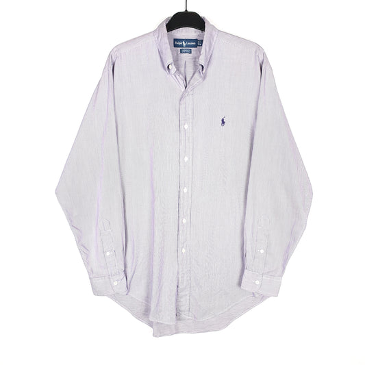 Polo Ralph Lauren Long Sleeve Yarmouth Fit Check Shirt Purple