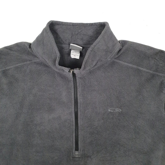 Mens Grey Champion Quarter Zip Jumper