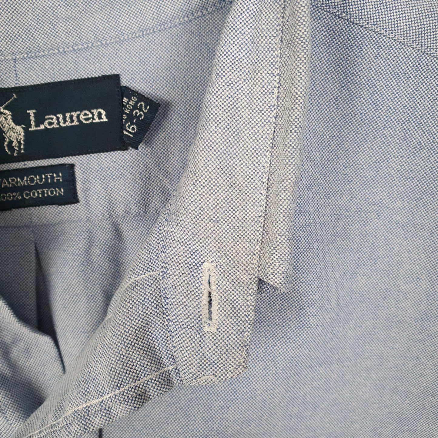 Mens Blue Ralph Lauren Long Sleeve Shirt