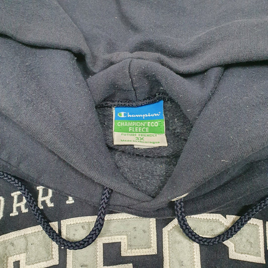 Mens Navy Champion Horry Georgetown Tech College Hoodie Jumper