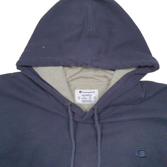 Mens Navy Champion Hoodie Jumper