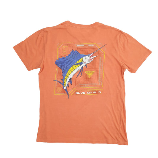 Mens Orange Columbia Sportswear Short Sleeve T Shirt