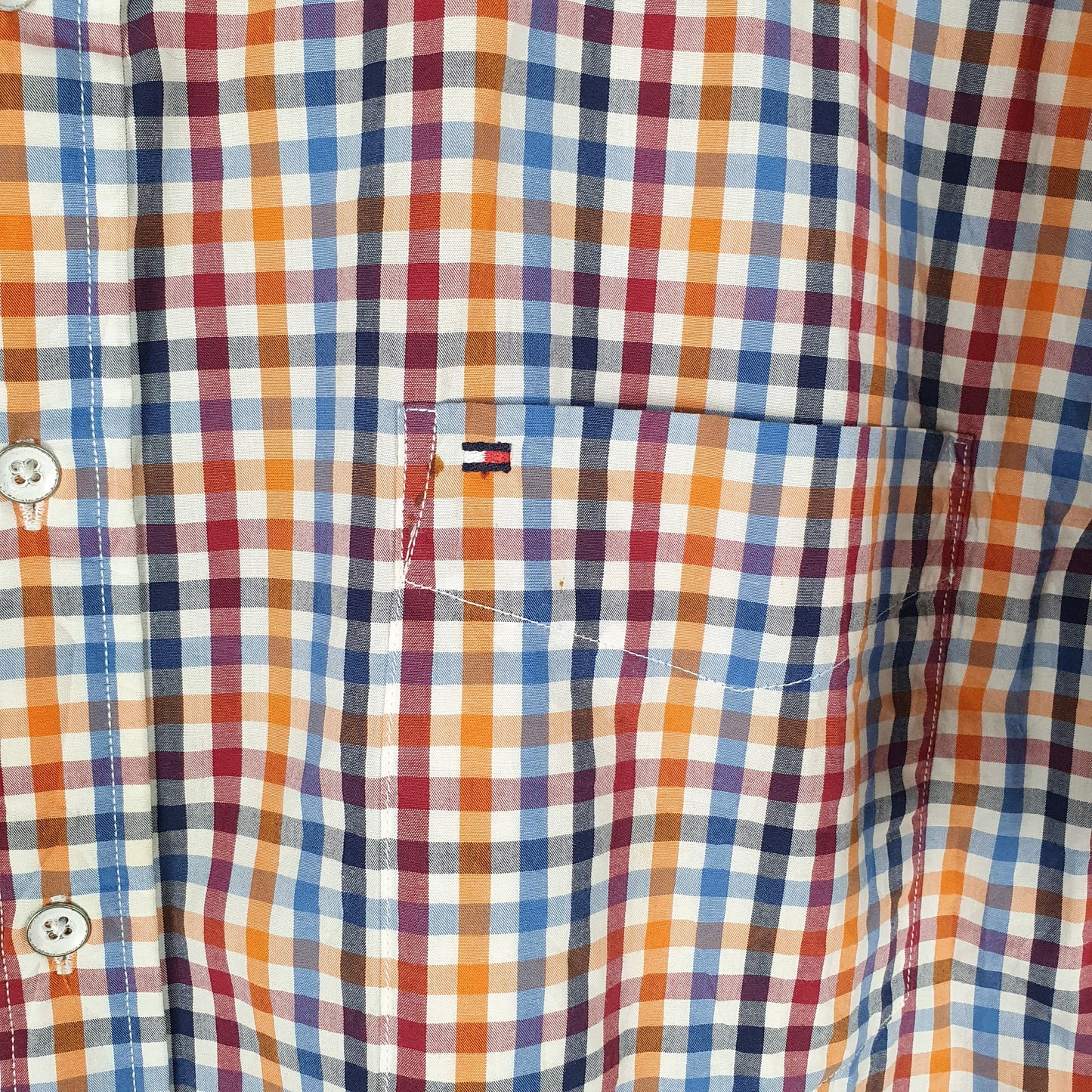 Tommy Hilfiger Short Sleeve Custom Fit Striped Shirt