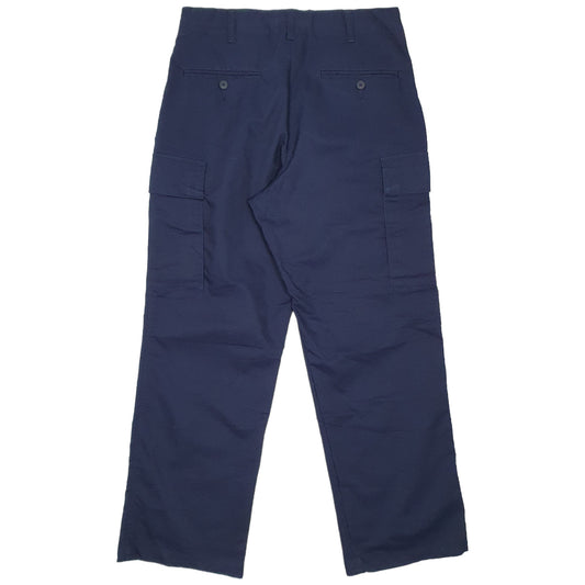 Mens Navy Unbranded Cargo Trousers