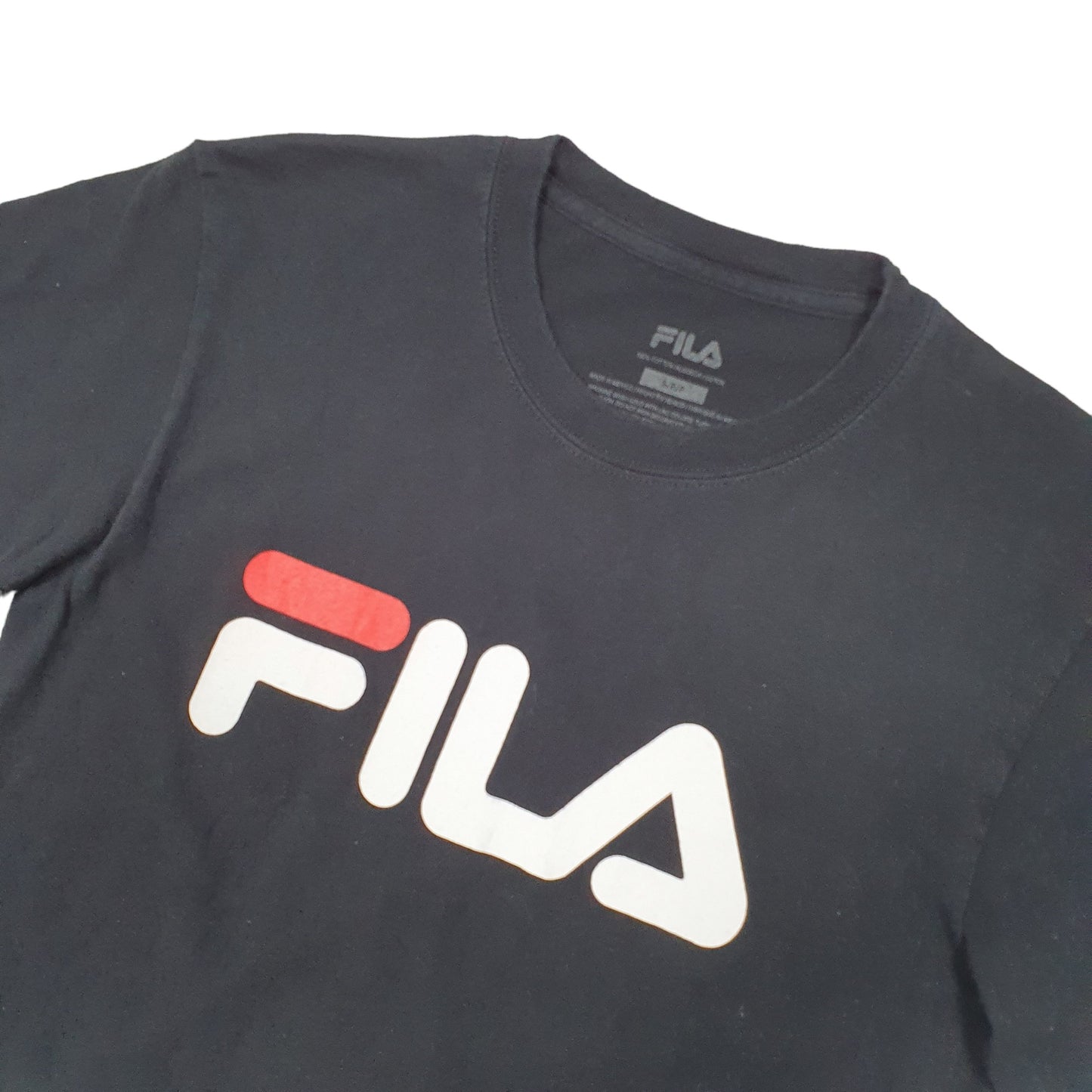 Fila Short Sleeve T Shirt Black