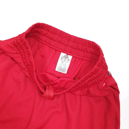 Adidas Dual Threat Basketball Red Sport Shorts W28 Red