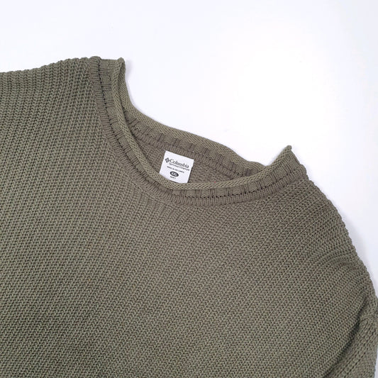 Columbia Sportswear Chunky Knit Crewneck XXL Green