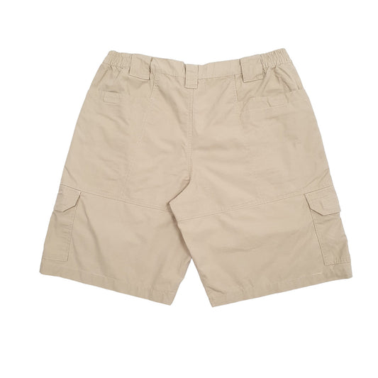Mens Beige LA Police Gear Cargo Shorts