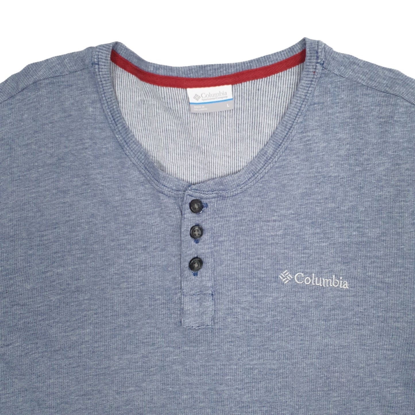 Mens Blue Columbia Sportswear Long Sleeve T Shirt