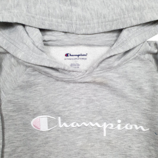 Womens Grey Champion Hoodie Jumper