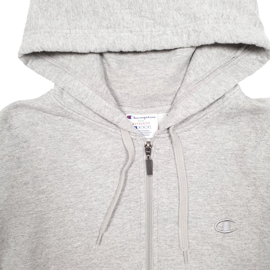Mens Grey Champion Full Zip Jumper