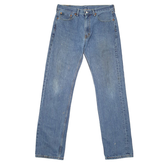 Mens Blue Levis 505 JeansW33 L34