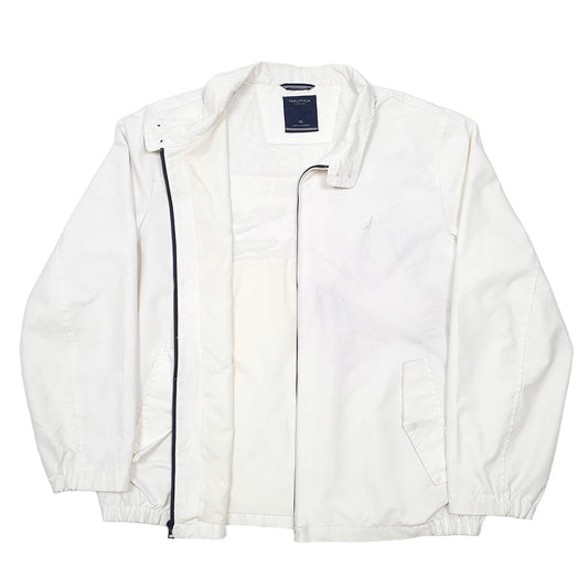 Mens White Nautica Coat