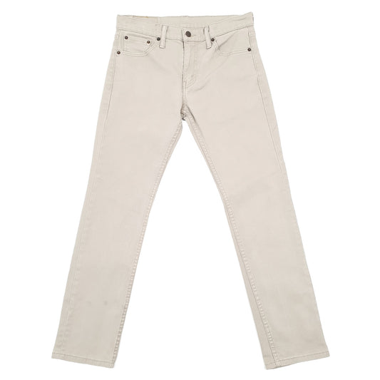 Levis 511 Slim Fit Jeans W29 L28 Beige