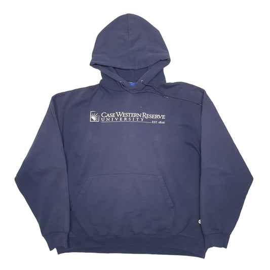 Mens Navy Champion USA College Hoodie Jumper
