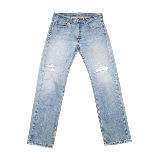 Levis 505 Regular Fit Jeans W32 L32 Blue