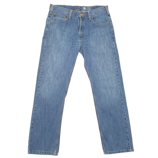 Carhartt Casual Straight Fit Jeans W36 L31 Blue