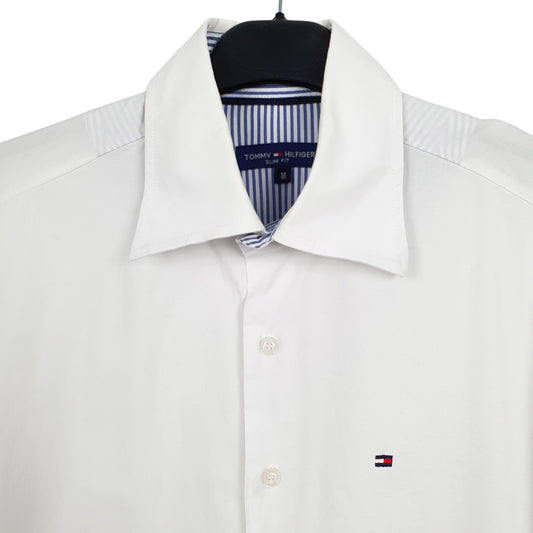 Mens White Tommy Hilfiger Short Sleeve Shirt