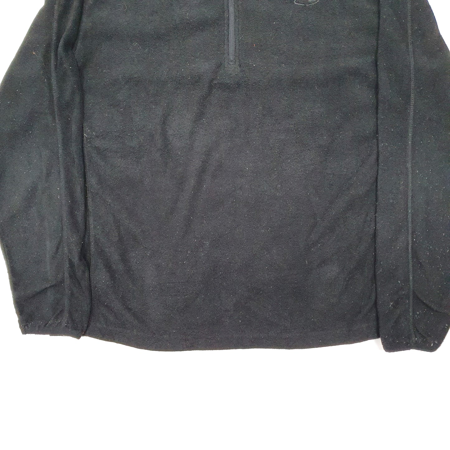 Mens Black Champion Quarter Zip Jumper
