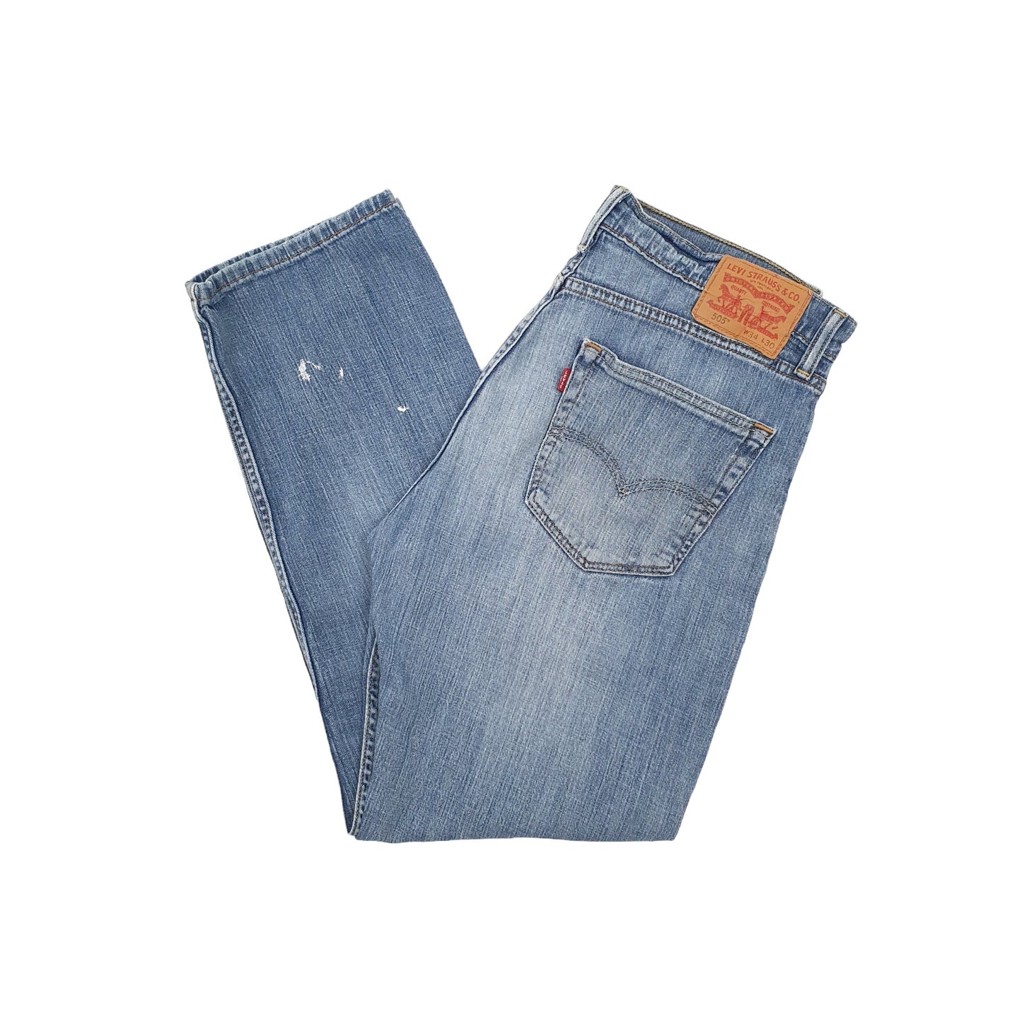 Levis 505 Regular Fit Jeans W34 L30 Blue