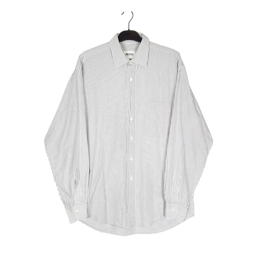 Hugo Boss Long Sleeve Regular Fit Striped Shirt White