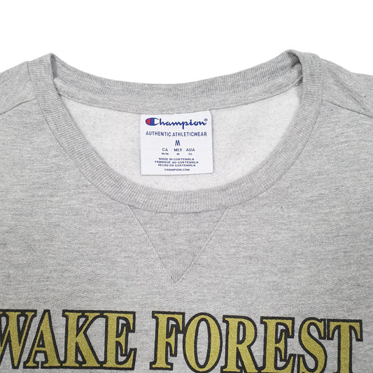Womens Grey Champion Wake Forest Crewneck Jumper