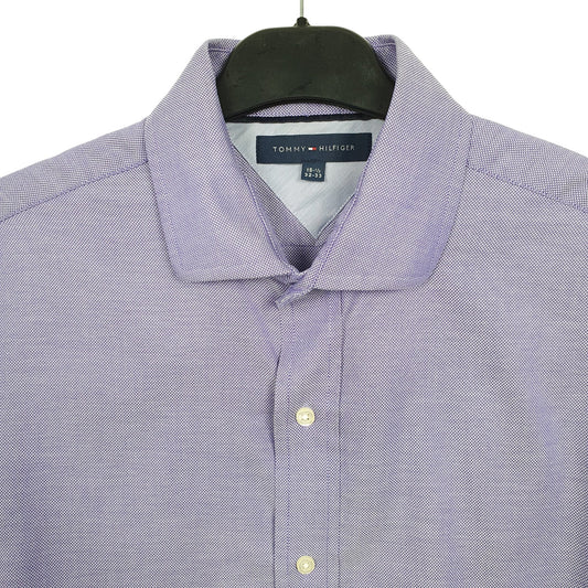 Tommy Hilfiger Long Sleeve Regular Fit Shirt Purple