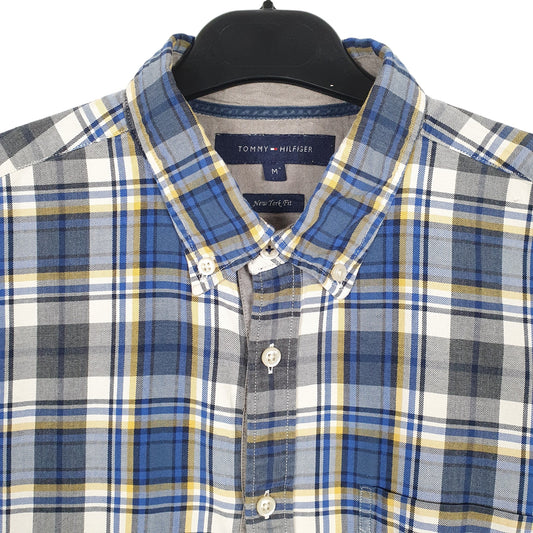 Tommy Hilfiger Long Sleeve Regular Fit Check Shirt Blue
