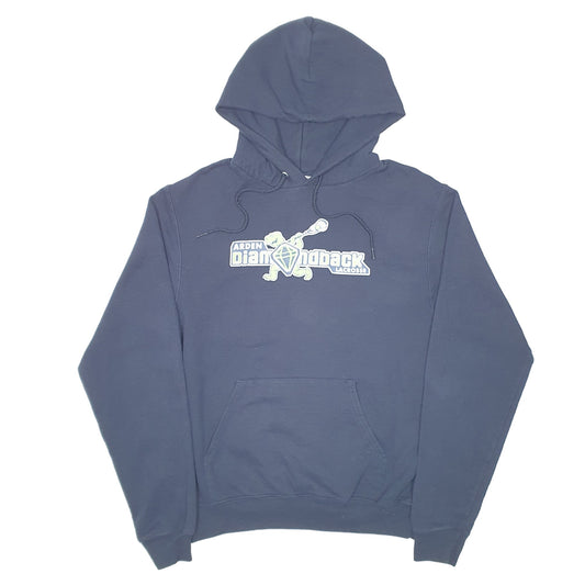Mens Navy Champion Arden Diamondback Lacrosse Hoodie Jumper