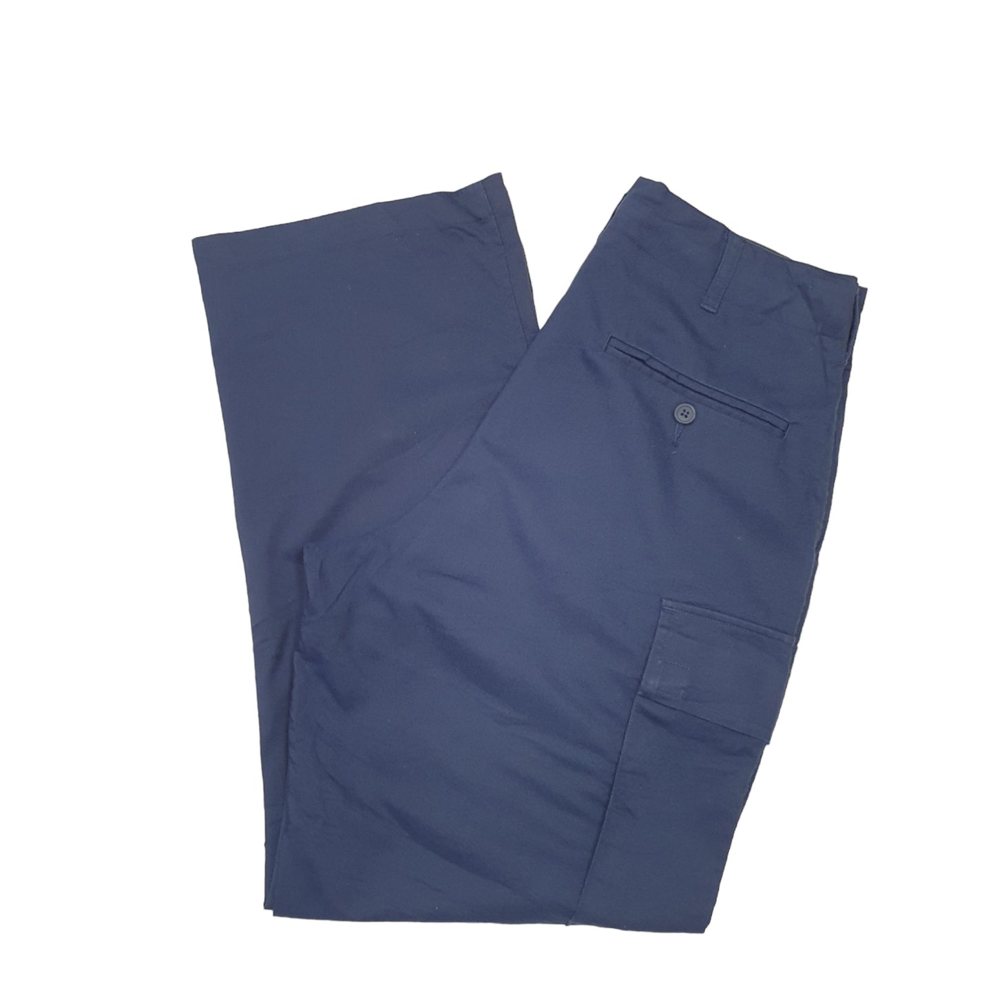 Mens Navy Unbranded Cargo Trousers