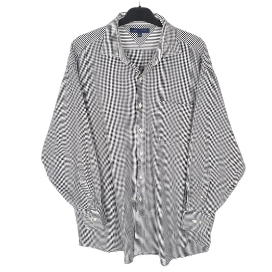 Tommy Hilfiger Long Sleeve Regular Fit Gingham Shirt White