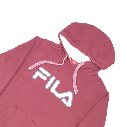 Fila Hoodie M Burgundy