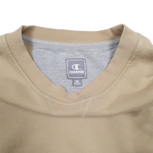 Mens Beige Champion Crewneck Jumper