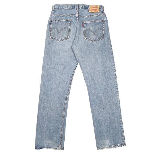 Mens Blue Levis 505 JeansW33 L32