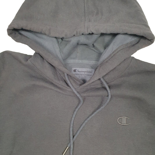 Mens Black Champion Hoodie Jumper