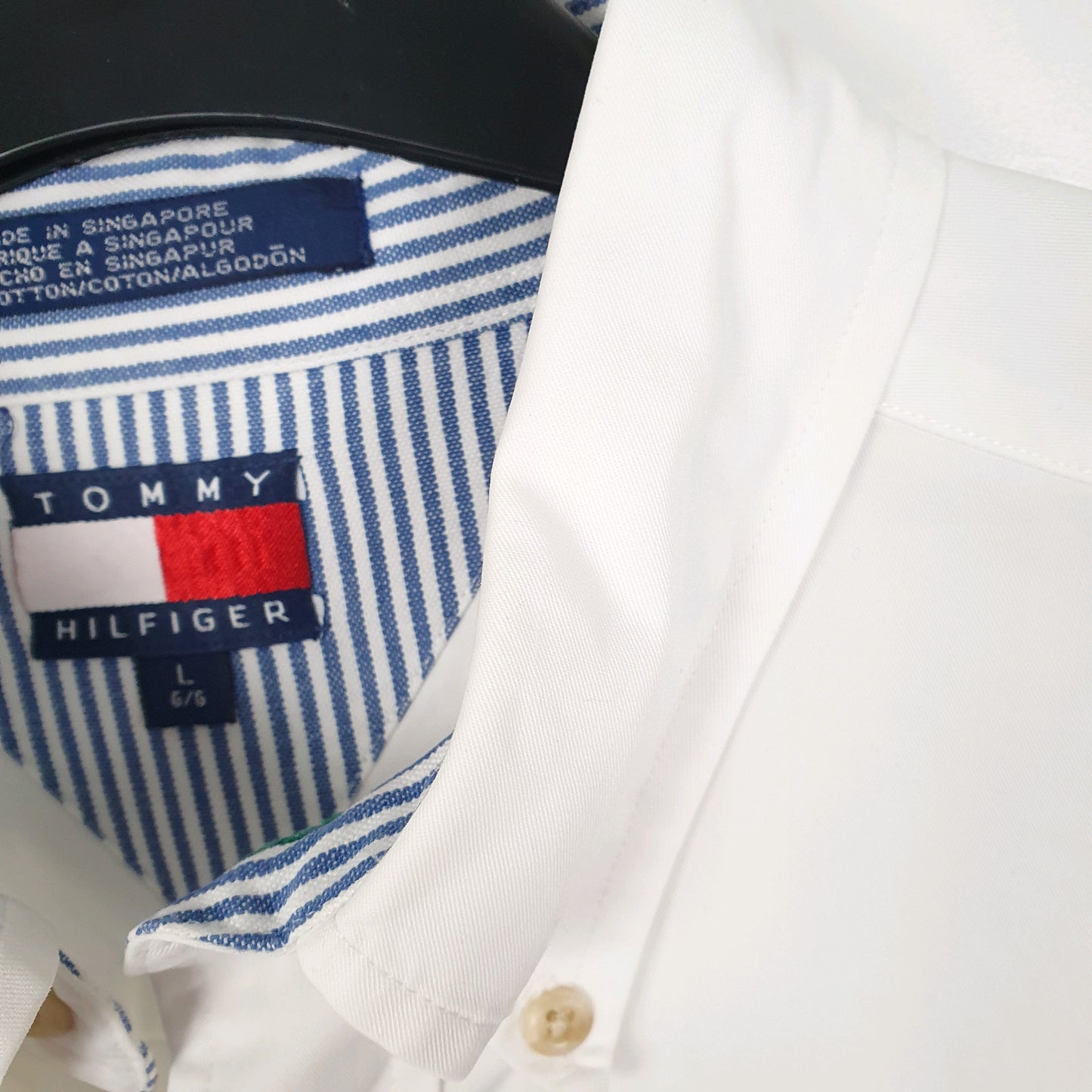 Tommy Hilfiger Long Sleeve Regular Fit Shirt White