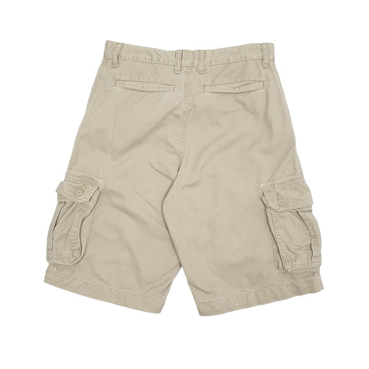 Mens Beige Faded Glory Cargo Shorts