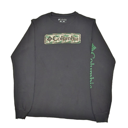 Mens Black Columbia Sportswear Long Sleeve T Shirt
