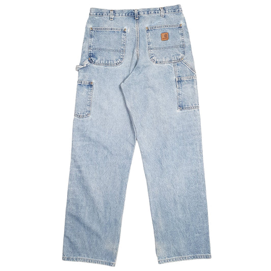 Carhartt Carpenter Loose Fit Jeans W34 L34 Blue