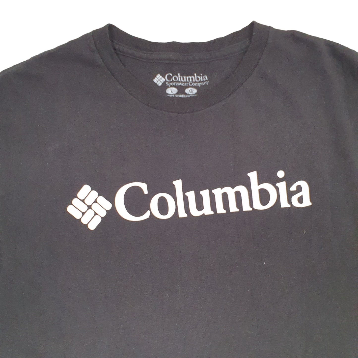 Mens Black Columbia Sportswear Short Sleeve T Shirt