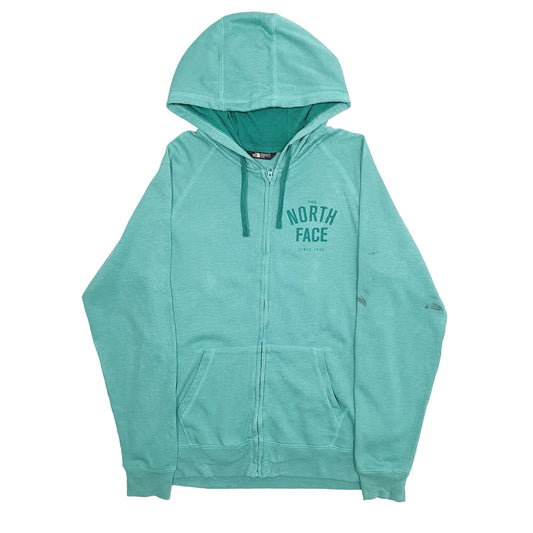 Womens Green The North Face Full Zip Jumper