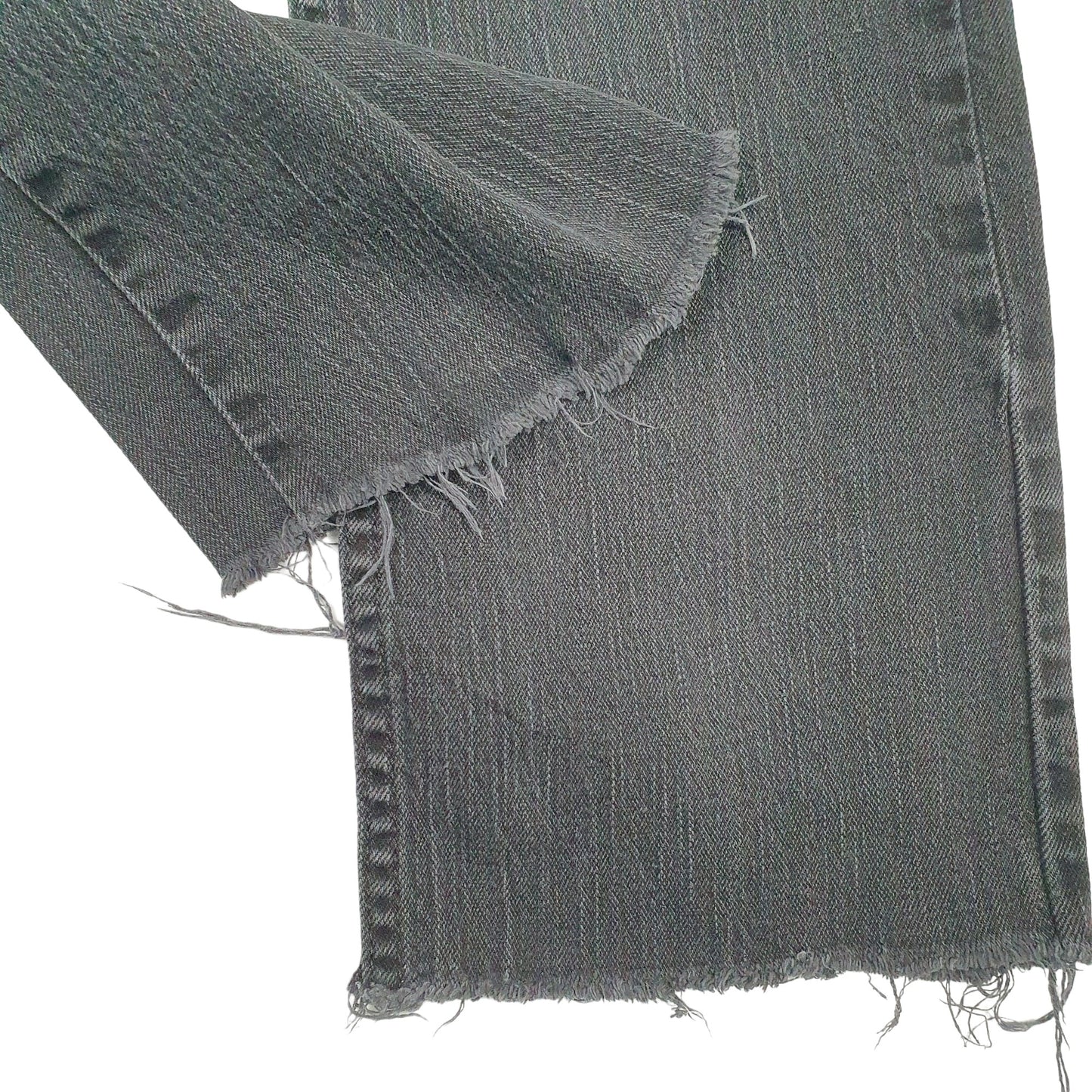 Levis 514 Straight Fit Cut Offs Jeans W32 L25 Black